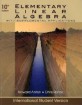 Elementary Linear Algebra with Supplemental Applications (10th Edition, Paperback) 777